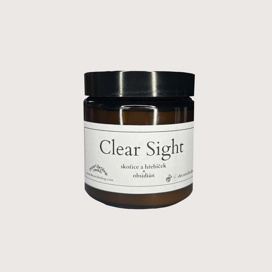 CLEAR SIGHT - Vonná Aroma-Terapeutická Svíčka [skořice]