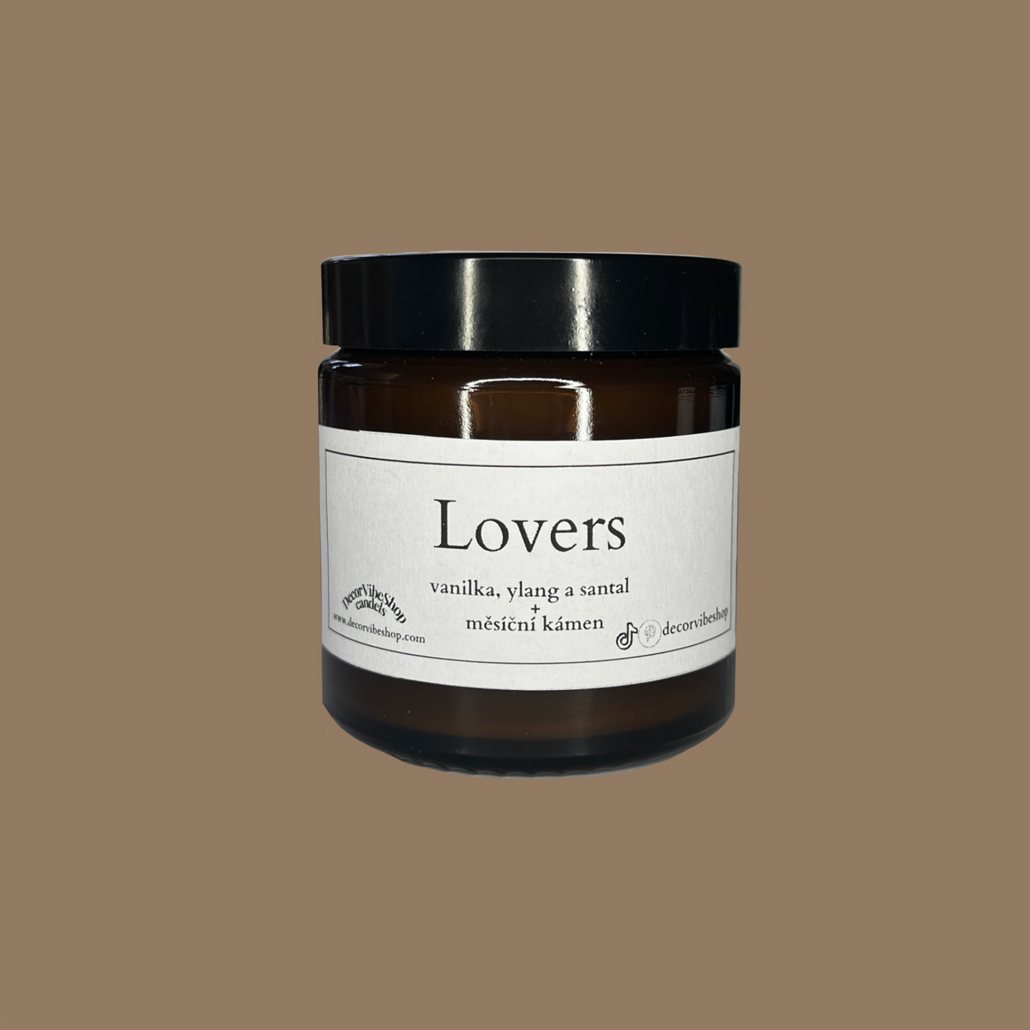 LOVERS - Vonná Aroma-Terapeutická Svíčka [vanilka]