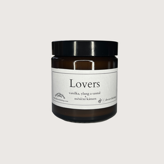 LOVERS - Vonná Aroma-Terapeutická Svíčka [vanilka]